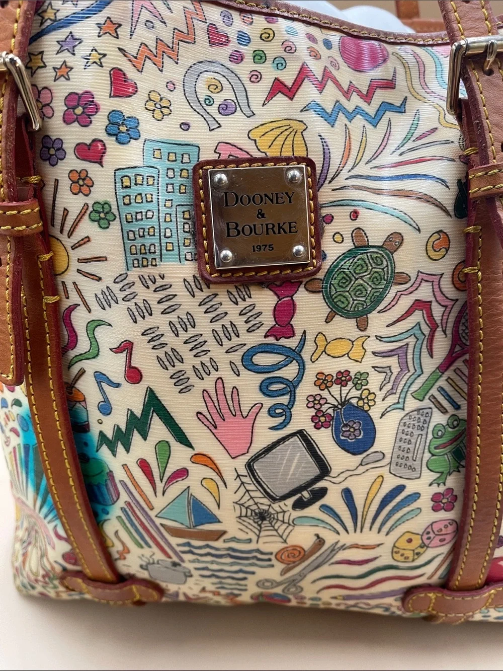Dooney & Bourke playful doodle